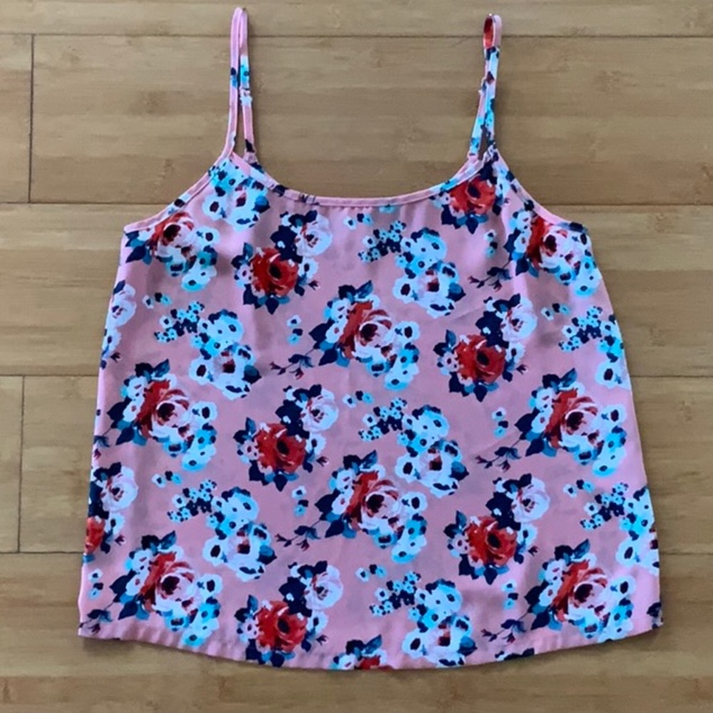 LA hearts floral Tank top